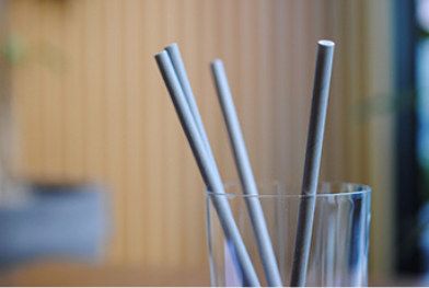 image of Waste and drainage measures Biodegradable bamboo straws