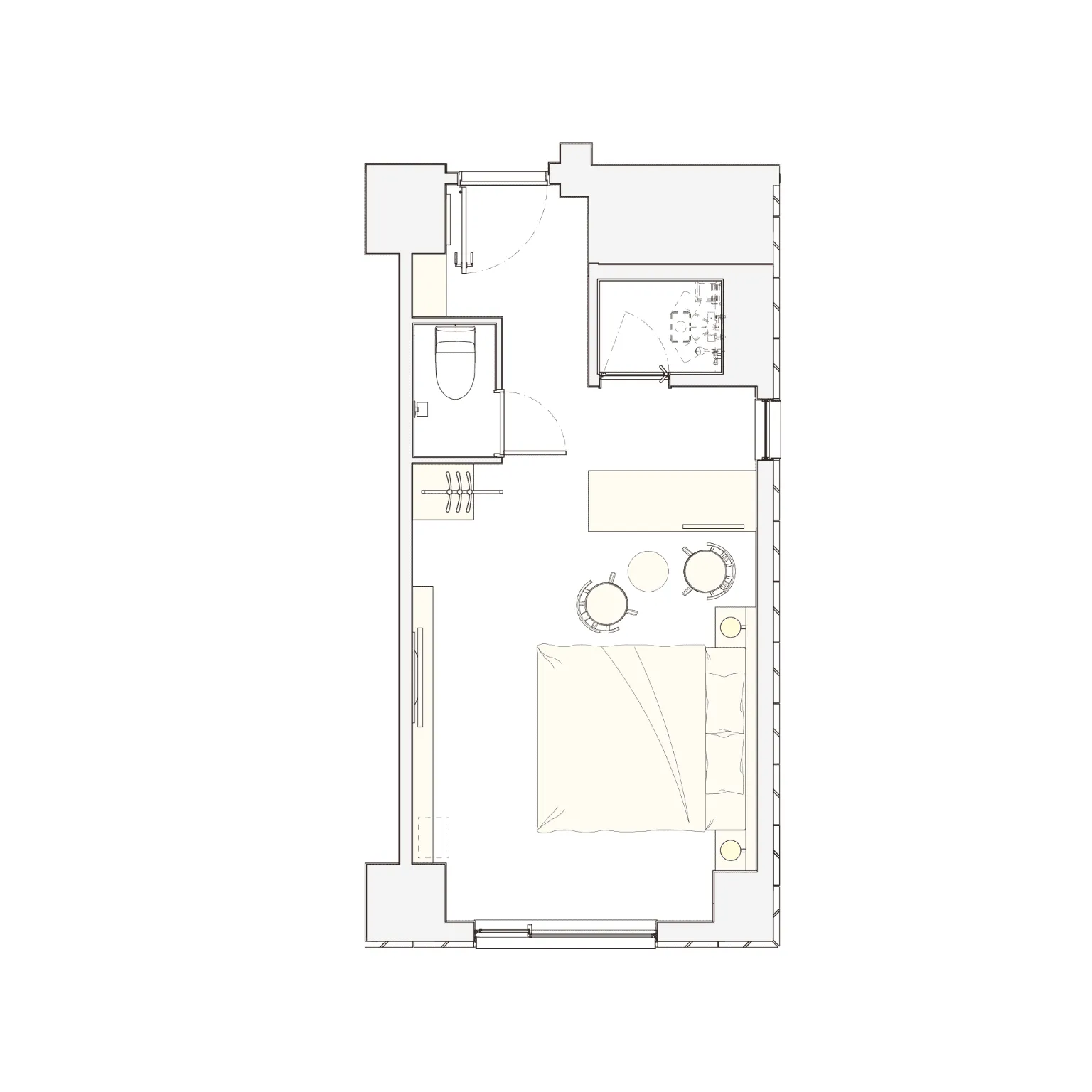 間取図 Corner Double