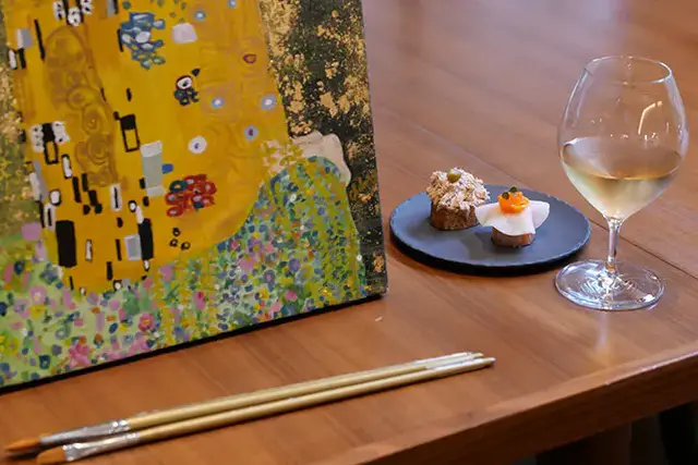 ＜artwine.tokyo✕NOHGA＞[Paint and sip] Enjoy painting a masterpiece while sipping wine!