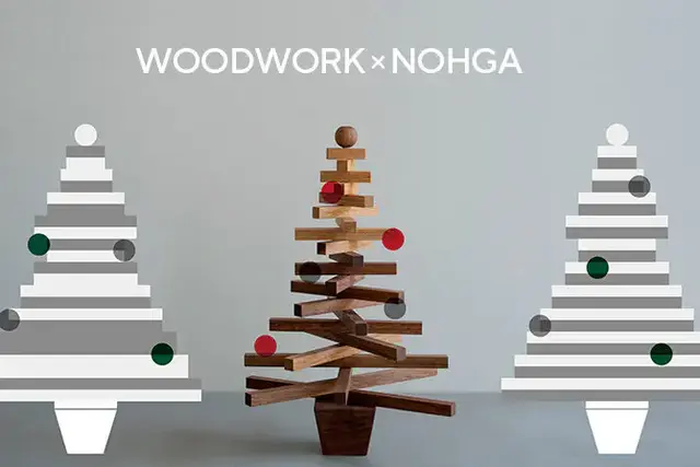 【ワークショップ】WOODWORK×NOHGA ず～っと楽しめる！「木製クリスマスツリー」